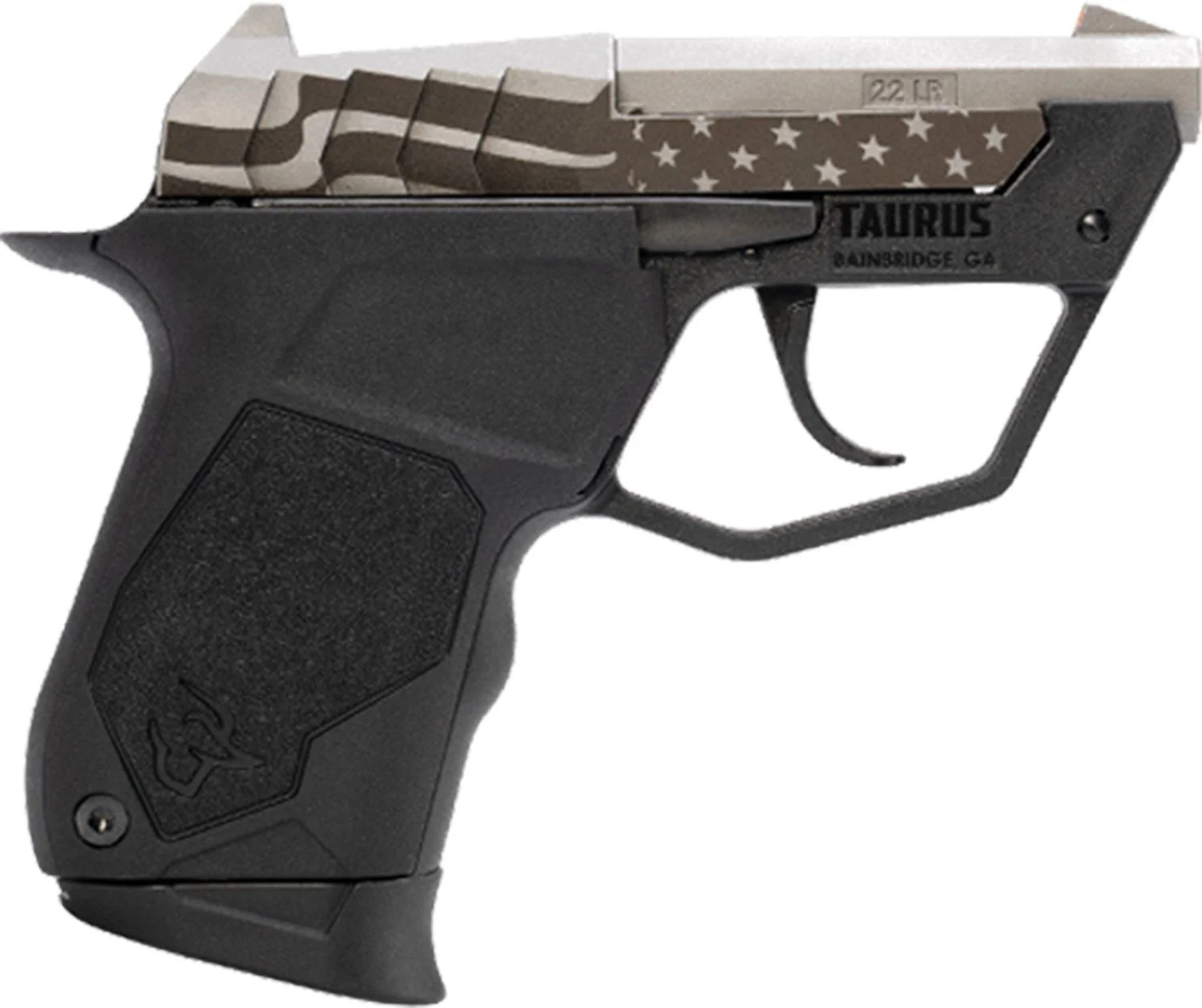 Taurus 22TUC Tip-Up Barrel .22 LR Stainless US Flag Pistol