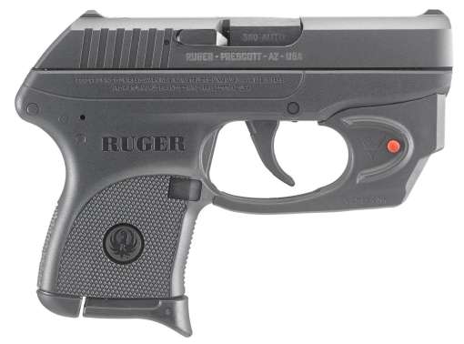 Ruger LCP 380acp 2.75" Barrel Viridian Red Laser 6rd Mag