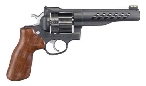 Ruger Super GP100 357 Mag/38 Spec 5.5" Barrel Hogue Hardwood Grip Black PVD Finish