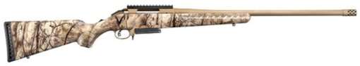 Ruger American 6.5mm Creedmoor 22" Threaded Barrel Bronze Finish Composite Go Wild I-M Brush Camo 3rd