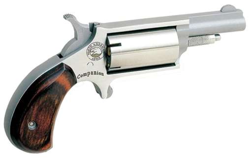 NAA Cap and Ball Revolver Single 22 1.62" Wood Stock 5