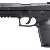 Sig P320 9mm 4.7In Nitron Black Striker Siglite Modular Polymer Grip (2) 17rd Steel MAG Rail