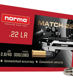 Norma Ammunition Precision 22 LR