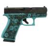 Glock 43x Custom "Tiffany & Paisley" 9mm Luger