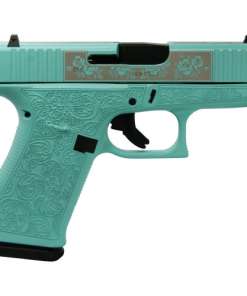 Glock G43x Custom "Tiffany Glock & Roses" 9mm