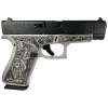 Glock G48 "Gray Steel Elephant Engraved" 9mm