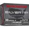 Winchester Silvertip Defense 38 Special +P