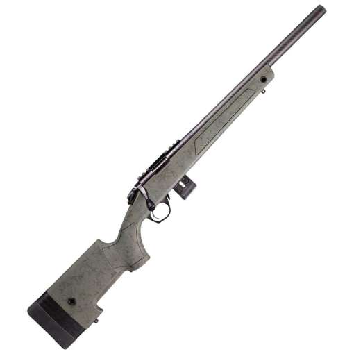 Bergara BMR-X Carbon 22 WMR (22 Mag) Black Carbon Fiber/Green Webbing Bolt Action Rifle - 18in