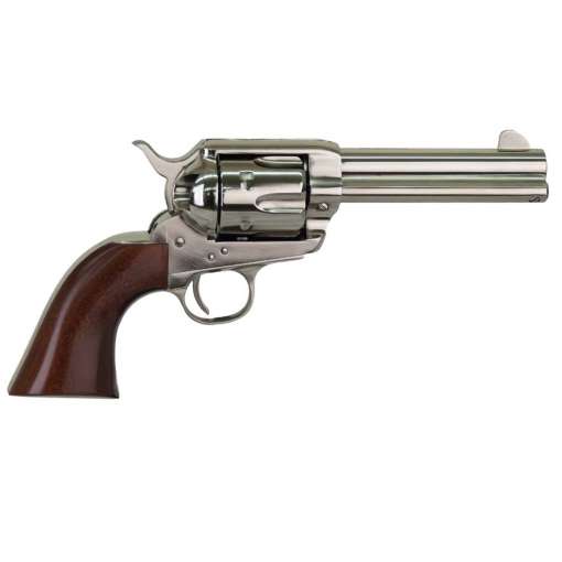 Cimarron Pistolero 45 (Long) Colt 4.75in Nickel Revolver - 6 Rounds