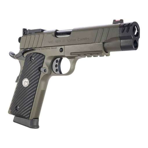 EAA Girsan MC1911 10mm Auto 4.4in OD Green Pistol - 9+1 Rounds - Image 3