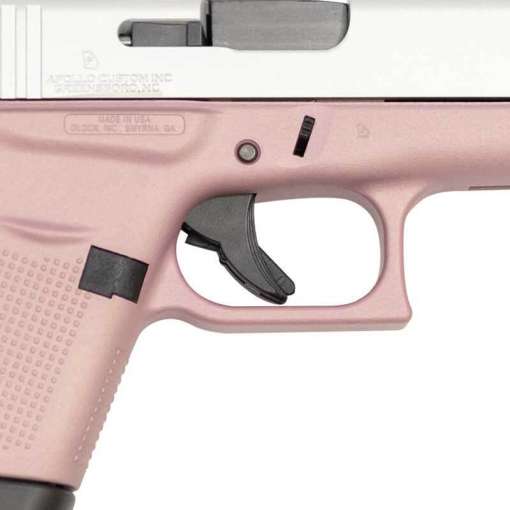 Glock 43 Pink 9mm Luger 3.39in Shimmering Aluminum Pistol - 6+1 Rounds - Image 3