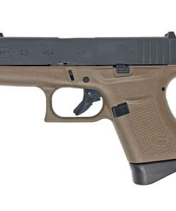 Glock 43 9mm Luger 3.41in FDE Pistol - 6+1 Rounds