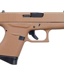 Glock 43 FDE 9mm Luger 3.36in Flat Dark Earth Pistol - 6+1 Rounds