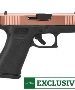 Glock G43X 9mm Luger 3.39in Rose Gold PVD Pistol - 10+1 Rounds