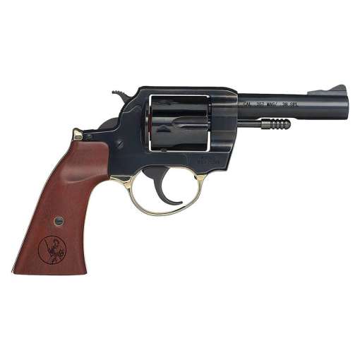Henry Big Boy 357 Magnum 4in Polished Blued Steel w/ Gunfighter Walnut Grip Revolver - 6 Rounds