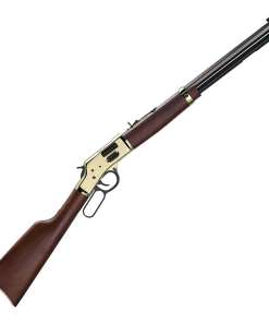 Henry Big Boy Brass Side Gate 44 Magnum Polished Hardened Brass Lever Action Rifle - 20in