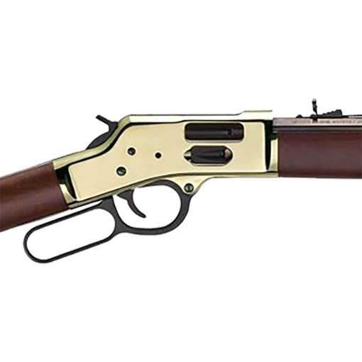 Henry Big Boy Brass Side Gate 44 Magnum Polished Hardened Brass Lever Action Rifle - 20in - Image 3