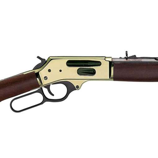 Henry Brass Side Gate 30-30 Winchester Polished Hardened Lever Action Rifle - 20in - Image 3