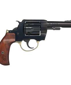 Henry Golden Boy 22 Short/22 Long/22 Long Rifle 4in Polished Blued Steel Revolver with Birdshead Grip - 10 Rounds
