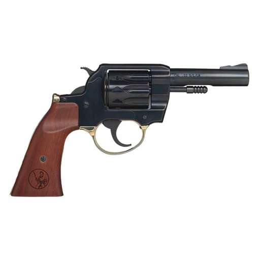 Henry Golden Boy 22 Short/22 Long/22 Long Rifle 4in Polished Blued Steel Revolver with Gunfighter Grip - 10 Rounds