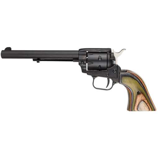 Heritage Rough Rider Small Bore Laminate Camo Grip 22 Long Rifle 6.5in Black Revolver - 6 Rounds - Image 2