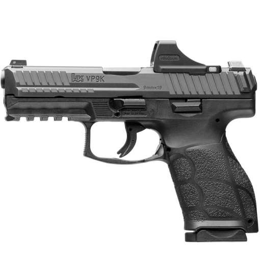 H&K VP9A1 K w/ Holosun SCS 9mm Luger 4.09in Black Pistol - 15+1 Rounds