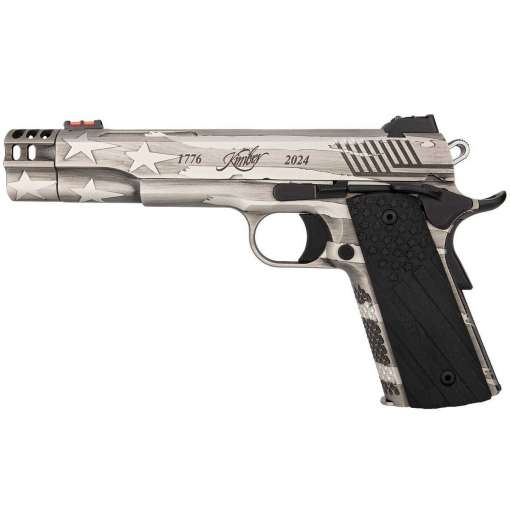 Kimber Independence 1911 45 Auto (ACP) 5in Custom Flag Themed Cerakote Pistol - 8+1 Rounds - Image 2