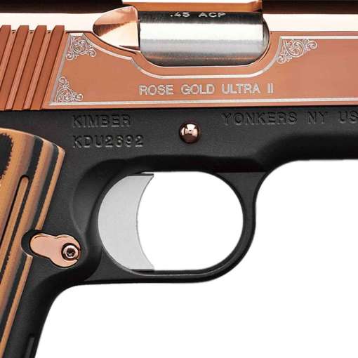 Kimber Rose Gold Ultra II 9mm Luger 3in Rose Gold/Black Pistol - 8+1 Rounds - Image 3