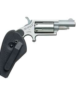 North American Arms Mini with Holster 22 WMR (22 Mag) 1.6in Stainless Revolver - 5 Rounds