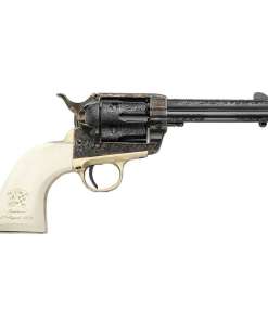 Pietta 1873 Great Western II Deadman's Hand 9mm Luger 4.75in Blued Revolver - 6 Rounds
