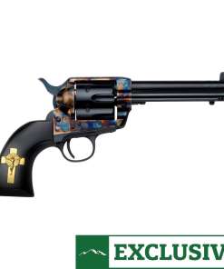 Pietta Great Western II The Hands of God 357 Magnum 5.5in Blued Revolver - 6 Rounds