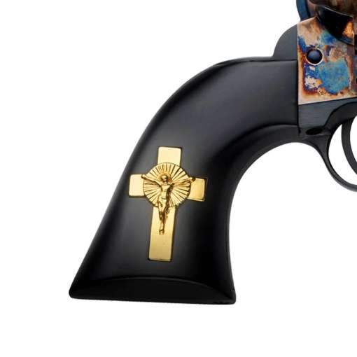 Pietta Great Western II The Hands of God 45 (Long) Colt 4.75in Blued Revolver - 6 Rounds - Image 3