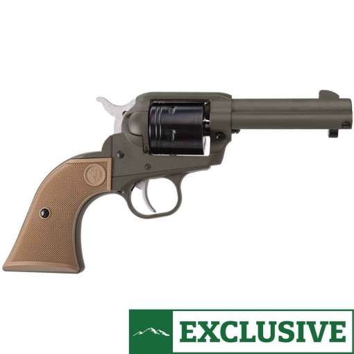 Ruger Wrangler 22 Long Rifle 3.75in OD Green Cerakote Revolver - 6 Rounds