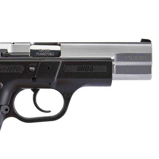Sar USA B6 9mm Luger 4.5in Black/Stainless Pistol - 17+1 Rounds - Image 2
