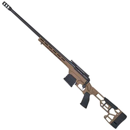 Savage 110 Precision 338 Lapua Magnum Matte Black Left Hand Bolt Action Rifle - 24in