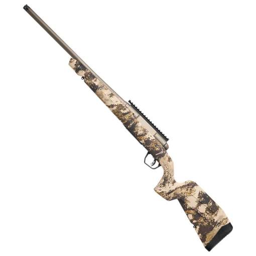 Savage Arms Axis 2 PRO 243 Winchester Bronze Cerakote/Western Camo Bolt Action Rifle - 20in - Image 2