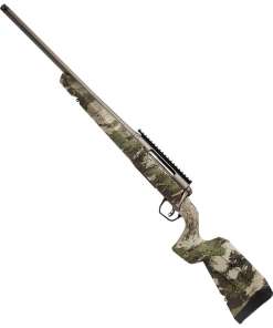 Savage Arms Axis 2 PRO Compact 243 Winchester Bronze Cerakote/Woodland Camo Left Hand Bolt Action Rifle - 20in
