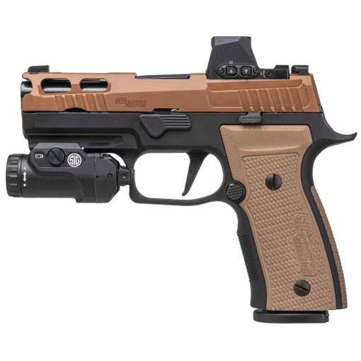 Sig Sauer P320 AXG Pro 9mm Luger 3.9in Coyote PVD Pistol - 21+1 Rounds - Image 2