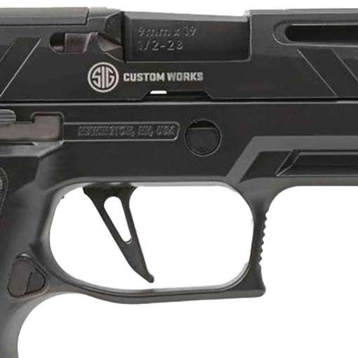 Sig Sauer Spectre Comp Blackout 9mm Luger 4.6in Cerakote Pistol - 10+1 Rounds - Image 3