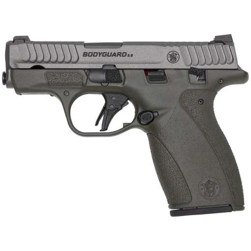 Smith & Wesson Bodyguard 2.0 TS 380 Auto (ACP) 2.75in Gray/OD Green Cerakote Pistol - 12+1 Rounds - Image 2