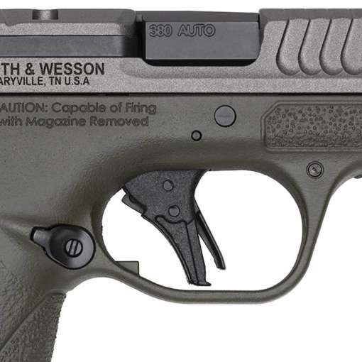 Smith & Wesson Bodyguard 2.0 TS 380 Auto (ACP) 2.75in Gray/OD Green Cerakote Pistol - 12+1 Rounds - Image 3