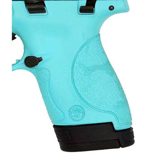 Smith & Wesson M&P 9 Shield 9mm Luger 3.1in Black/Robin's Egg Blue Pistol - 8+1 Rounds - Image 3
