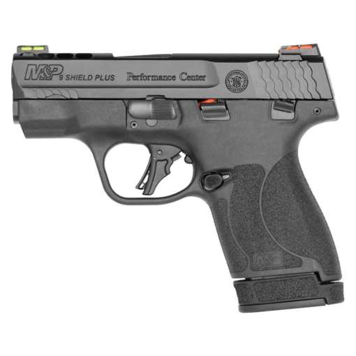 Smith & Wesson M&P 9 Shield Plus 9mm Luger 3.1in Thumb Safety Ported Black Armornite Pistol - 13+1 Rounds - Image 2