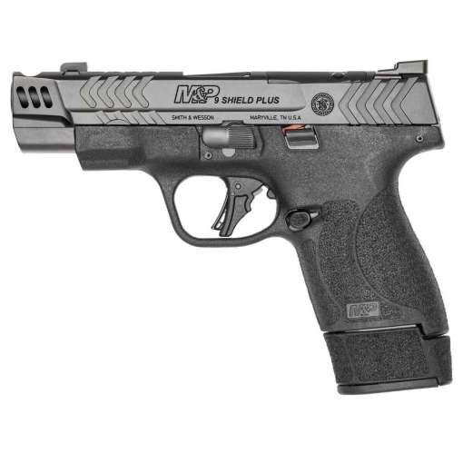 Smith & Wesson Performance Center M&P9 Shield Plus Carry Comp 9mm Luger 4in Black Pistol - 15+1 Rounds - Image 2