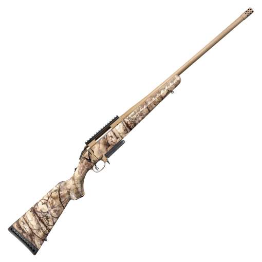 Ruger American 450 Bushmaster Go Wild Camo/Bronze Bolt Action Rifle - 22in