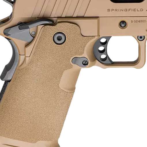 Springfield Armory 1911 DS Prodigy AOS Low Capacity 9mm Luger 4.25in Coyote Brown Cerakote Pistol - 10+1 Rounds - Image 3
