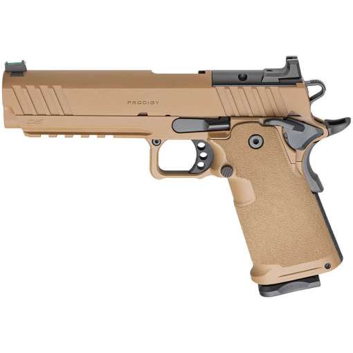 Springfield Armory 1911 DS Prodigy AOS Low Capacity 9mm Luger 5in Coyote Brown Cerakote Pistol - 10+1 Rounds - Image 2