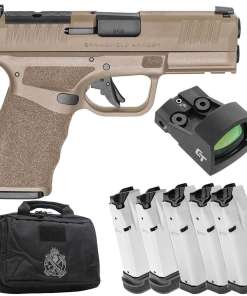 Springfield Armory Hellcat Pro OSP Gear Up Package 9mm Luger 3.7in Flat Dark Earth Pistol - 17+1 Rounds