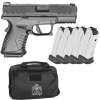 Springfield Armory XD-M Elite Gear Up Package 10mm Auto 3.8in Gray Melonite Pistol - 11+1 Rounds
