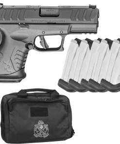 Springfield Armory XD-M Elite Gear Up Package 10mm Auto 3.8in Gray Melonite Pistol - 11+1 Rounds